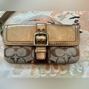 Vintage Coach Wristlet